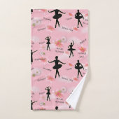 バレエ バスタオルセット (ハンドタオル)