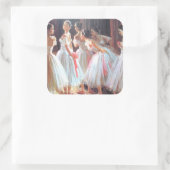 バレエ_バレリーナ女子 スクエアシール (バッグ)