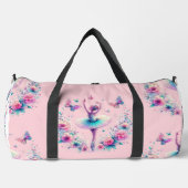 バレエ・バレリーナ・ダンス・ラージ・ダッフルバッグ ダッフルバッグ (正面)