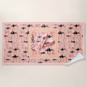 バレエ ビーチタオル (正面)