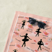 バレエ ビーチタオル (インサイチュ)