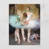バレエ・ピエール・キャリア・ベルーズのバックステージ ポストカード (正面)