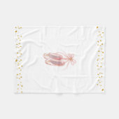 バレエ フリースブランケット (正面(横))