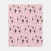 バレエ フリースブランケット (正面)