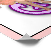 バレエ – プリント（白い背景） ポスター (角)