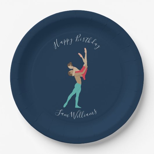 バレエ ペーパープレート (正面)