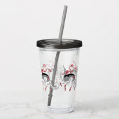 バレエ ボルゾイ アクリル タンブラー (裏面)