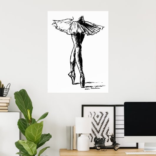 バレエ ポスター (ホームオフィス)