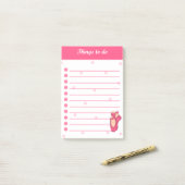 バレエ ポストイット (デスク上)