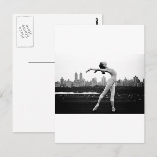 バレエ ポストカード (正面/裏面)