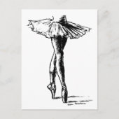 バレエ ポストカード (正面)