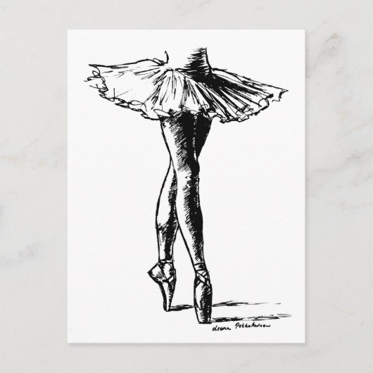バレエ ポストカード (正面)