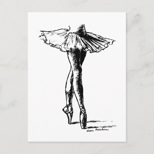 バレエ ポストカード (正面)
