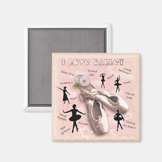 バレエ マグネット (正面/裏面)