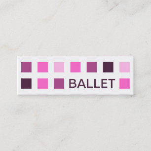 バレエ(モダン正方形) スキニー名刺