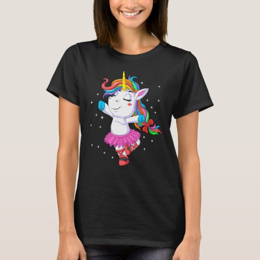 バレエ・ユニコーン Tシャツ (正面)
