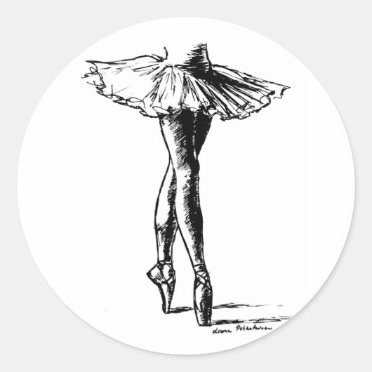 バレエ ラウンドシール (正面)