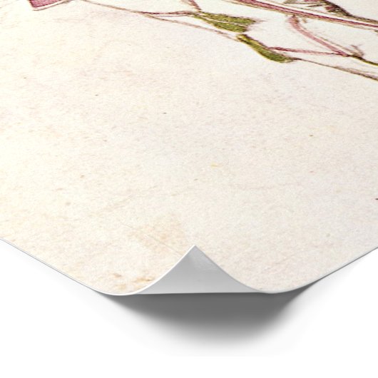 バレエ「ラ」のニジンスキーのコスチュームデザイン ポスター (角)