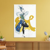 バレエ「ラ・ペリ」のスケッチ キャンバスプリント (インサイチュ (リビング))