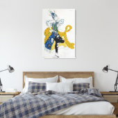 バレエ「ラ・ペリ」のスケッチ キャンバスプリント (インサイチュ (寝室))