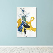 バレエ「ラ・ペリ」のスケッチ キャンバスプリント (インサイチュ (ウッドフロア))