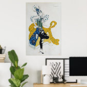 バレエ「ラ・ペリ」のスケッチ ポスター (ホームオフィス)