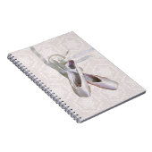 バレエ&レーススパイラルノート/ジャーナル ノートブック (右側)