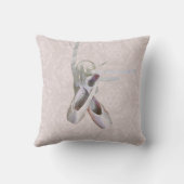 'バレエ&レース'装飾用クッション クッション (裏面)