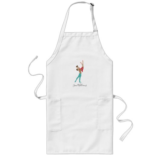 バレエ ロングエプロン (正面)