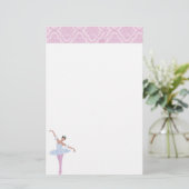 バレエ 便箋 (スタンド正面)