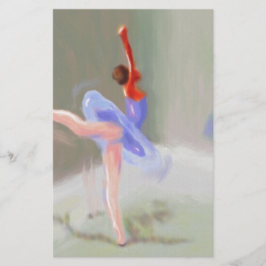 バレエ 便箋 (正面)