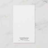 バレエ 名刺 (裏面)