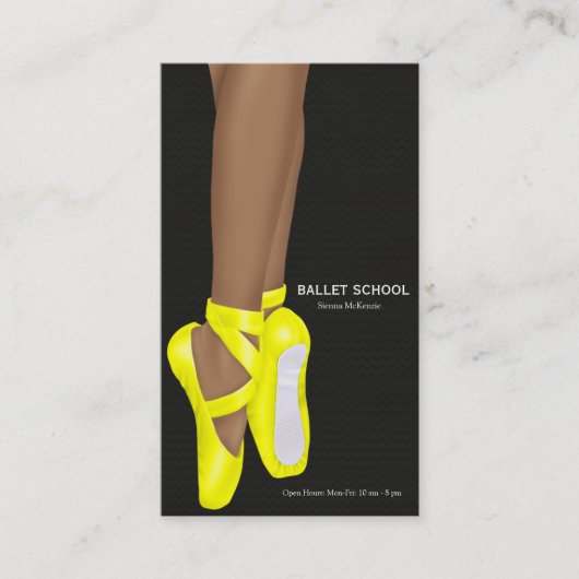 バレエ 名刺 (正面)