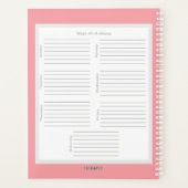 バレエ – 学校プランナー- HAMbyWG プランナー手帳 (裏面)