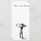 バレエ 招待状 (正面/裏面)