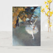 バレエ – L'etoile - Edgar Degas - 1878 カード (黄色い花)