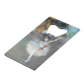 バレエ – L'etoile - Edgar Degas - 1878 クレジットカード栓抜き (正面アングル)