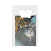 バレエ – L'etoile - Edgar Degas - 1878 クレジットカード栓抜き (裏面)