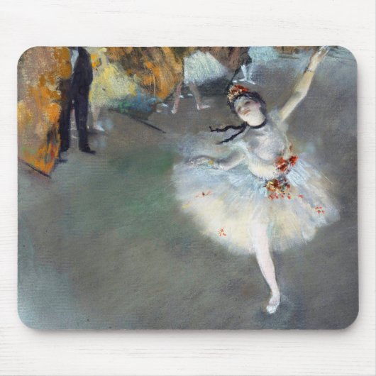 バレエ – L'etoile - Edgar Degas - 1878 マウスパッド (正面)