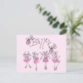 バレエTシャツ&ギフト ポストカード (スタンド正面)