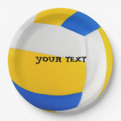 バレカスタマイズーボールパーティー ペーパープレート (正面)