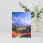 バレカラフルーとス威厳のあるノーイピーク ポストカード (スタンド正面)