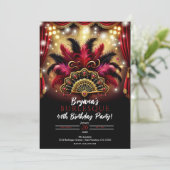 バレスキューフェザー&ライツグラムバースデーパーティー 招待状 (スタンド正面)