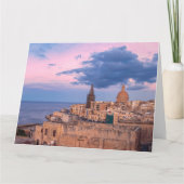 バレタオールドタウンアンドハーバーマルタ文字 カード (裏面)