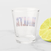 バレタオールドタウンアンドハーバーマルタ文字 ショットグラス (裏面)