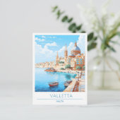 バレタマルタアートヴィンテージトラベル ポストカード (スタンド正面)