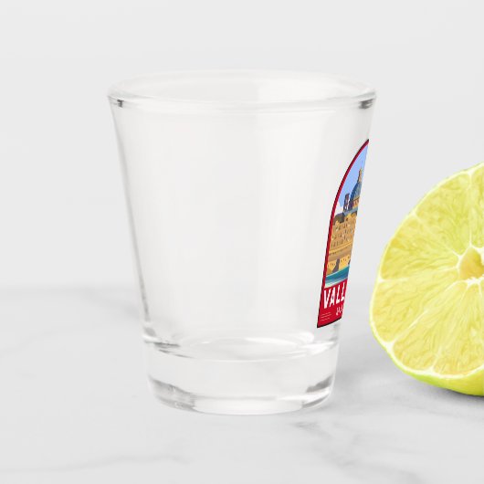 バレタマルタトラベルヴィンテージアート ショットグラス (左)