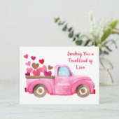 バレチン|ラブネームを送パーソナライズされたる シーズンカード (スタンド正面)