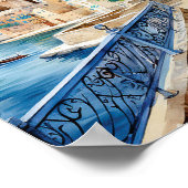 バレッタマルタウォーター絵を描カラーズトラベル ポスター (角)