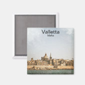 バレッタマルタ地中海の マグネット (正面/裏面)